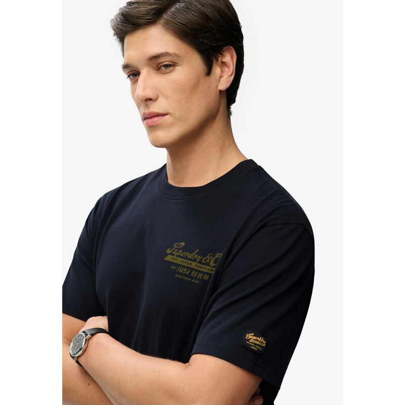 Superdry Heritage Biker Loose Tee image number 2